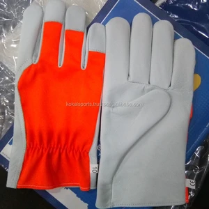 Safety Work Application Leather Working Gloves for Hand and Arm Protection