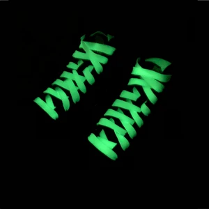 Night Running Shoe Luminous Shoelaces Brightens the Way for Early Morning or Evening Workouts