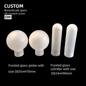 Customizable G9 Frosted Glass Lamp Shade