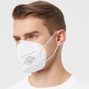 Factory Exported FFP2 Anti-Dust Disposable Masks Elasticated Earloop EN149 Foldable Respirator Half Face Valved Flat Pattern