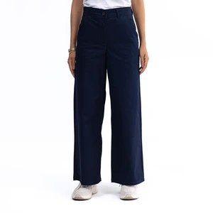 Best Slim Fit Breathable Denim Pant/Jeans for Women Dark Blue Wide-Leg High-Waist Pants Customized Wide-Leg Denim Look Jeans