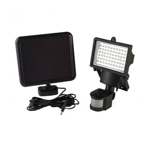 60/100/120 LEDs adjustable outdoor garden street security floodlight solar pir motion sensor solar security light