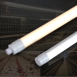 Ip65 Waterproof 18w/36w Pig Chicken House Dimmable Poultry Lighting LED Waterproof T8 Light Tube Chicken Lights