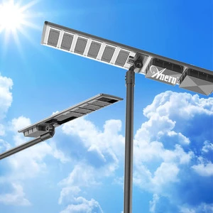 Anern Outdoor 100 Watt 150 Watts Solar Powered Street Light Lamp Waterproof with Camera Security
