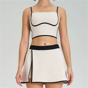 Verdant Strokes.Custom and Wholesale Cheap and High Quality Spandex / Nylon Yoga Set Custom logo Wholesale yoga sets for women