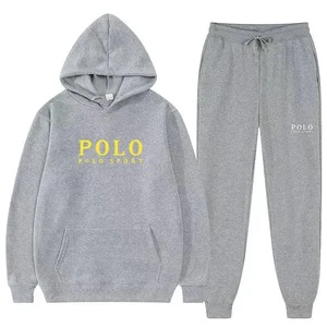 Autumn/Winter New Men's Casual Streetwear Suit Outdoor Fashion Jogging Hooded Sports Shirt and Pants Two-Piece Set 100% Cotton