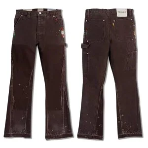 Hop Popular Men's Top-Ranking Products Destroy Plus Size Brown Color Men's Jeans