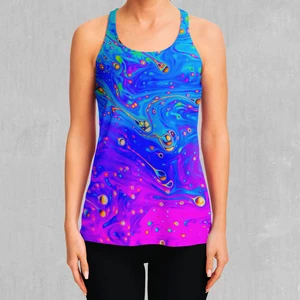 Women's Workout Yoga Sport Tank Top Canvas Fabric High Quality Sublimated OEM Service Front Custom Colors & Logo