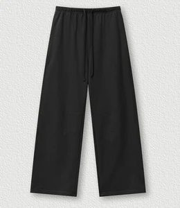 2025 Summer Youth Solid Color 280G Sportive Leisure Pants - Loose Fit Straight Leg Pants for Men and Women, Lightweight