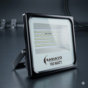 100W LED Flood Light Outdoor Waterproof Security Lamp Durable Aluminum Body High Lumen White Light Area Lighting Stadium