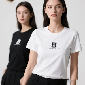 Wholesale Women's Oversized T-shirts Custom Printing logo Blank Heavyweight Plus Size Women T-shirts