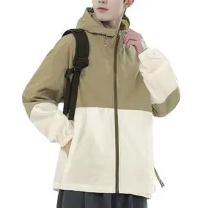 Custom Logo UPF50+ Hooded Moisture-wicking Sun Protective Unisex Outdoor Sports Clothing High Grade Nylon Loose Fit Zipper Full