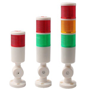 Taidacent Three-Color Plastic Alarm Indicator Light 12V 24V 220V Sound and Light Alarm Multi-layer Machine Warning Light LED Bar