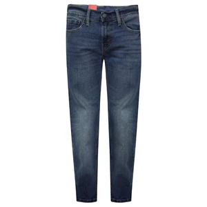 New Vintage Fashionable Design Men's Straight Mid Waist Slim Fit Breathable Stonewashed Patchwork Denim Jeans Custom Logo