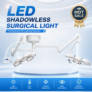 High Brightness Medical LED Operating Light Shadowless Surgical Lamp Ceiling Mounted Hospital Operation Theatre Light