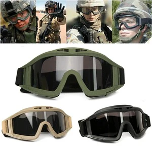 Triple Anti-impact Tactical and Safety Goggles Outdoor Causal Riding CS Sport Equipment Fashionable Eyes Protection Gear