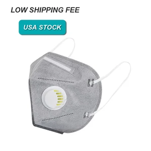 Multi-Layer Protection Kn95 Gray Color Protective Mask With Breathing Valve