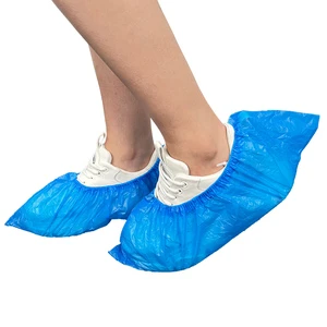 CE Personal Protective Equipment Waterproof PE/CPE Disposable Shoe Cover