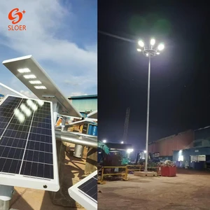 SLOER Galvanized 10m 15m 18m 20m Specification Lighting High Mast Solar Pole