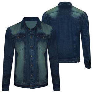 Men's Hooded Canvas Denim Jacket with Quilted Design Breathable & Comfortable for Colder Months-Customizable Front Logo