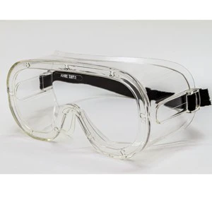 ANSI Z87.1 Compliant Anti-Fog Safety Goggles Transparent Frame Optimal Eye Protection Durable Impact-Resistant PC SD GS002-K
