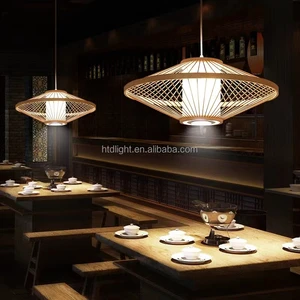 Restaurant Home Office Bamboo Pendant Lamp Manufacturer Custom Lighting Fixture