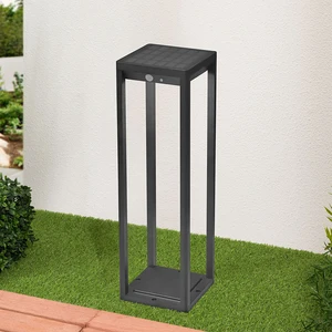 Landscape Waterproof Aluminum Motion Sensor Bollard Lawn Led Solar Garden Light for Outdoor