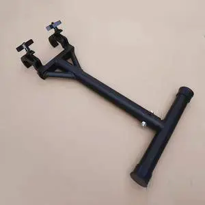 Dragonstage Portable Modular Aluminum Double Hook Eagle Claw Telescopic Hanging Light Stand Crossbar Stage Lighting Accessories