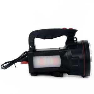 2021 New Bright Rechargeable Handheld LED Flashlight Tactical Flashlight with Handle Spotlight Work Light