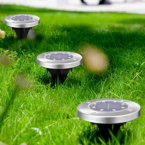 Outdoor Solar Recessed Buried Floor Lamp Led RGB Brick Ground Lights Garden Landscape Lighting Inground Deck Light