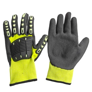 High Level Industrial Safety Gloves TPR Impact Resistant Anti-Cut Glove Level 5 Work Gloves for Men Anti Cut
