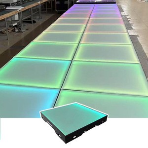 White Glossy Interactive Led Dance Floor Pool Cover Click Lock Indian Programmable Infinity Illusion Price of 1 meter