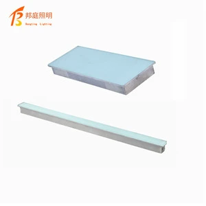 Wholesale Color Changing IP67Led RGB Square Aluminum Glass Paver Landscape Lamps Outdoor Garden Light