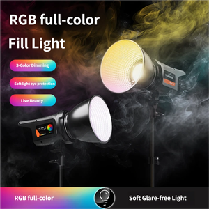 2026 Hot Selling RGB Video Light Professional 3200k-6500K Color Temperature Adjustable Fill Light for Video Photography