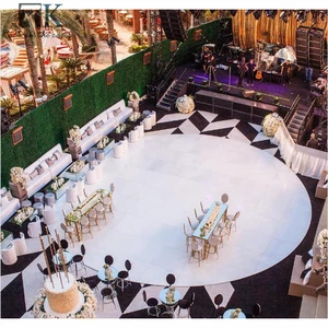 Movable Dance Floor Customized Dance Floor Wedding Round Portable Dance Floor
