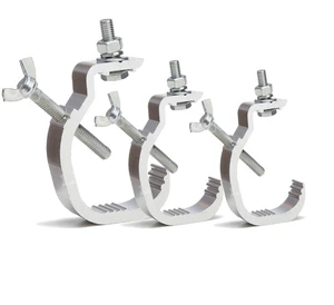 50MM Aluminum Stage Lighting Truss Display System Accessories Coupler Pipe Truss Clamp Hook for LED Light Par Light