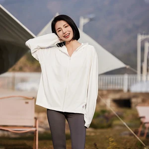 Love Nature High Quality Summer UPF50+ Women's Sunscreen Clothing UV protection and Ice Silk Breathable Sun-protective Clothing