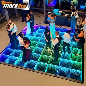 Led Dance Floor Wedding Magnetic Pista De Baile Led Party Event Fiestas 3D Infinity Mirror Piso Portable Dance Floor Panels