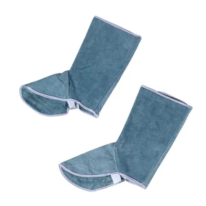 Tradable Product Cowhide Split Leather Heat-Resistant Steel Toe Welding Shoe Covers Top Customer Choice Shoe Cover In Low MOQ