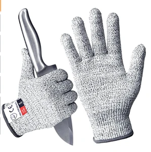 Anti Cutting Fabric Manufacture Uhmwpe Cut Resistant Gloves Level 5