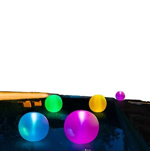 YK-SP615P Floating Ball ABS Plastic 24W 25W DC12V LED IP68 Waterproof Wall-Mounted Remote Control Dimmable Swimming Pool Light