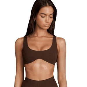 M064 Hot Sale Women GYM Sport Bra With No Steel Ring Push up Seamless Fitness Sport Wear Top