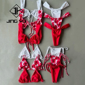 Custom Fashion Two Piece Bikini Eco Friendly Fabric Swimsuit Wholesale Swimwear