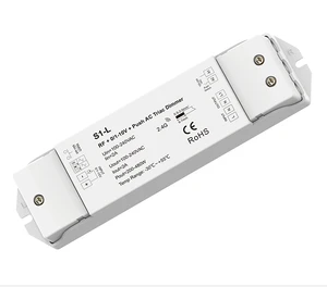 SKYDANCE 1CH 100-240V 2A RF LED Dimmer 0/1-10V Led Controller AC Triac Dimmer for Single Color Dimmable LED Lamps S1-L