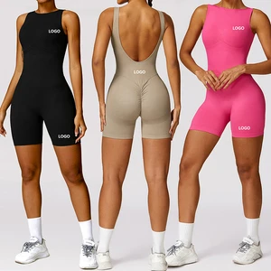 New Zipper Long Sleeves Leggings Fitness Yoga Clothes Set High Strength Workout Wear Women Gym One Piece Yoga Sports Jumpsuit