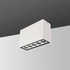 High Quality Modern Rectangular Aluminum LED Surface Mounted Grille Light with Linear Design for Home Office