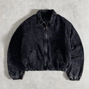 Custom Men's Denim Jackets and Coats for Men Winter Warm Denim Jacket