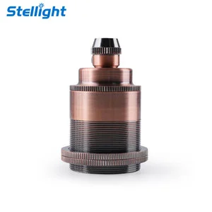 High Quality Vintage Edison Screw Brass Pendant Lamp Socket E27 Euro Retro LED Compatible Eco-friendly Home Decor Bulb Holder