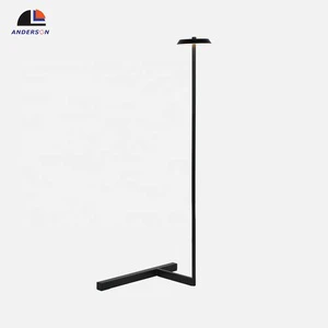 Wholesale aesthetic black Standing Indoor Living Room Nordic Luxury Led Modern Decorative Floor Lamp