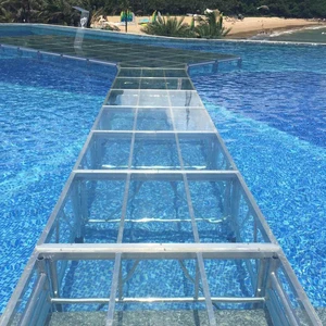 Acrylic Pool Stage Cover Dance Floor for Event Rentals